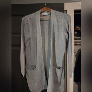 Old Navy Women's Open-Front Gray Cardigan
